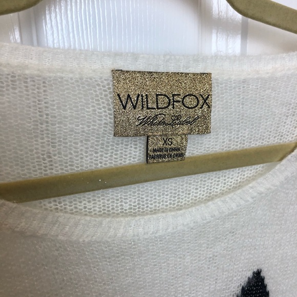 WILDFOX White Label 90s Smile Knit Sweater - Picture 3 of 6